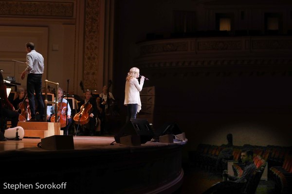 Photo Coverage: Caissie Levy and Tony Yazbeck Rehearse for NY Pops' Tribute to Kander & Ebb Image