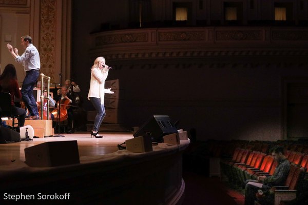 Photo Coverage: Caissie Levy and Tony Yazbeck Rehearse for NY Pops' Tribute to Kander & Ebb Image