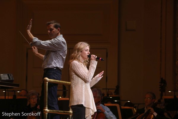 Photo Coverage: Caissie Levy and Tony Yazbeck Rehearse for NY Pops' Tribute to Kander & Ebb Image