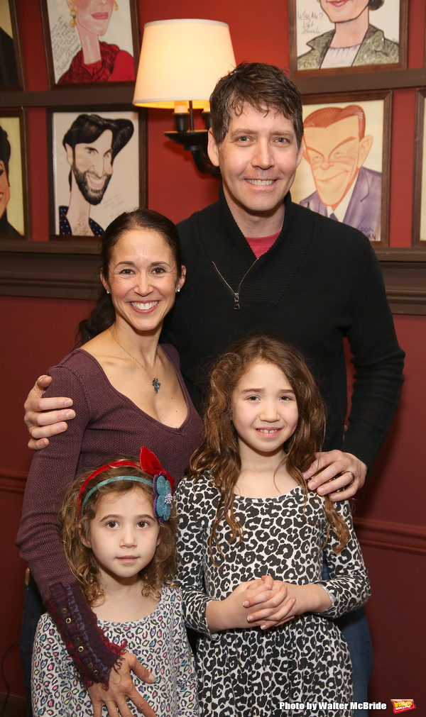 James Barbour with wife and daughters  Photo
