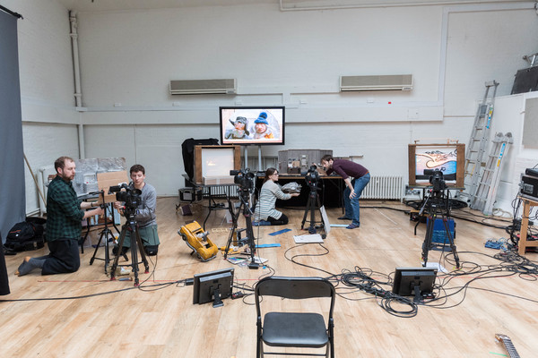 Photo Flash: In Rehearsals with THE MISSING LIGHT at The Old Vic Image