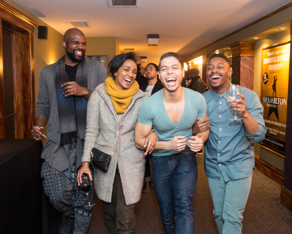 Photo Flash: HAMILTON's Wayne Brady and More Celebrate SPAMILTON's Chicago Opening Image