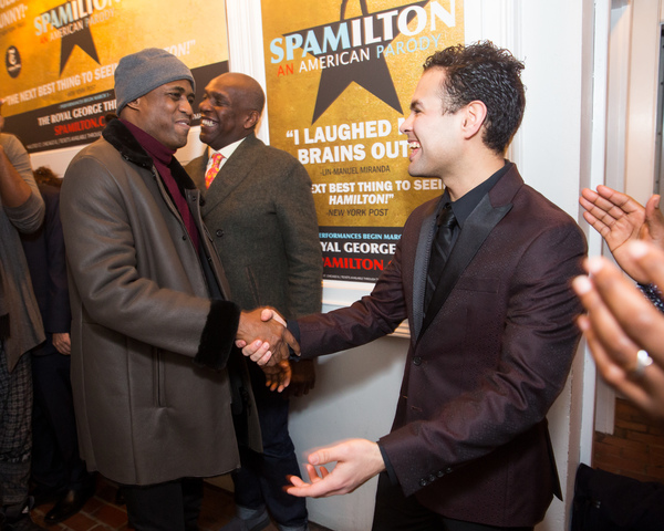 Photo Flash: HAMILTON's Wayne Brady and More Celebrate SPAMILTON's Chicago Opening Image