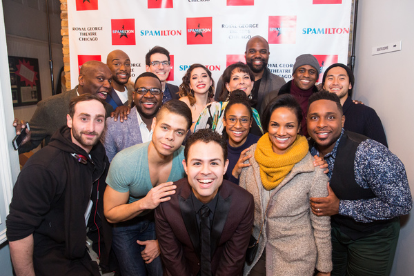 Photo Flash: HAMILTON's Wayne Brady and More Celebrate SPAMILTON's Chicago Opening Image