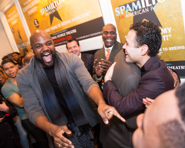 Photo Flash: HAMILTON's Wayne Brady and More Celebrate SPAMILTON's Chicago Opening Image