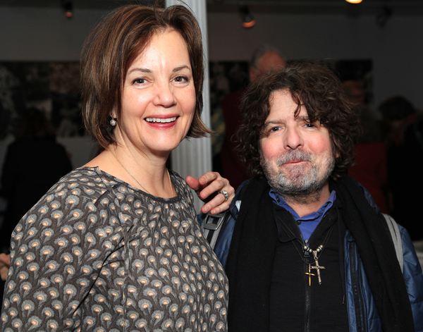 Margaret Colin and Billy Hopkins
 Photo