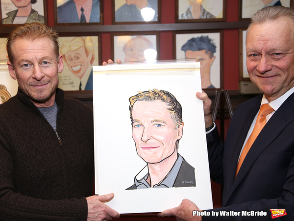 Photo Coverage: THE PRESENT's Cate Blanchett and Richard Roxburgh Unveil Portraits at Sardi's! Image