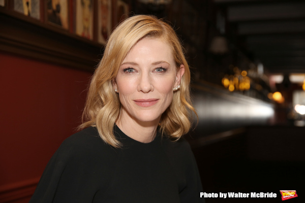 Photo Coverage: THE PRESENT's Cate Blanchett and Richard Roxburgh Unveil Portraits at Sardi's! Image