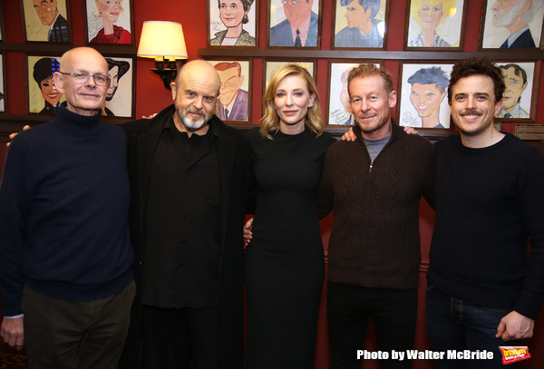 Photo Coverage: THE PRESENT's Cate Blanchett and Richard Roxburgh Unveil Portraits at Sardi's! Image