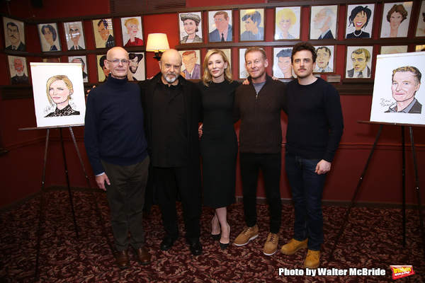 Producer Stuart Thompson, Marshall Napier, Cate Blanchett, Richard Roxburgh and Chris Photo