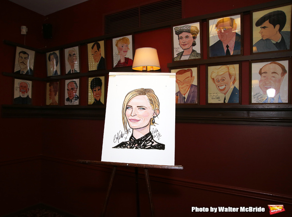 Photo Coverage: THE PRESENT's Cate Blanchett and Richard Roxburgh Unveil Portraits at Sardi's! Image