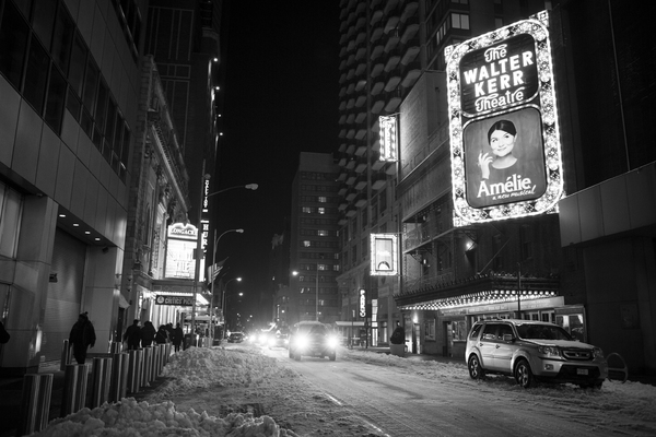 Photo Coverage: Broadway Gets Buried Under Winter Storm Stella 