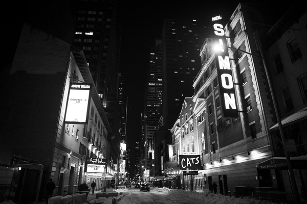 Photo Coverage: Broadway Gets Buried Under Winter Storm Stella 