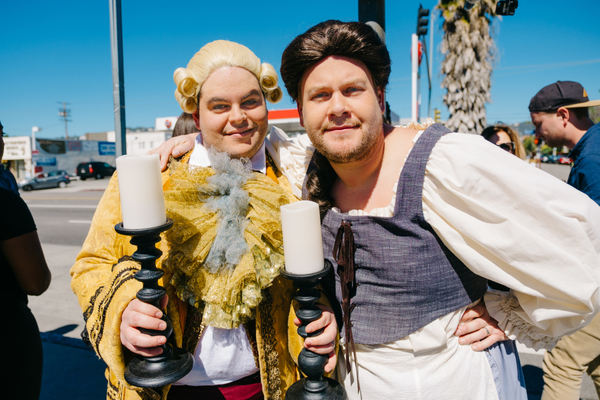 Photo Flash: BEAUTY AND THE BEAST Cast Perform 'Crosswalk the Musical' on CORDEN Image
