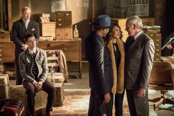 Candice Patton, Jesse L. Martin and Victor Garber  Photo