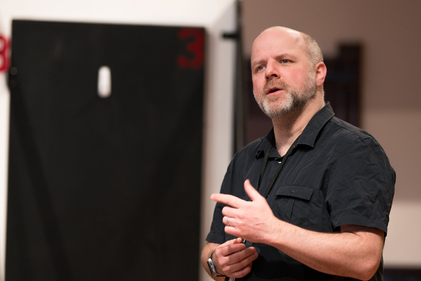 Photo Flash: In Rehearsal with Tracy Letts and More for LINDA VISTA at Steppenwolf Image