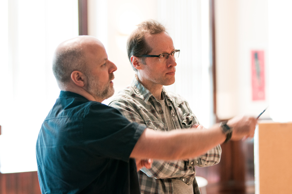 Photo Flash: In Rehearsal with Tracy Letts and More for LINDA VISTA at Steppenwolf Image