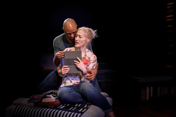 Darian Dauchan and LeeAnne Hutchison in Kitchen Theatre Company's production of Sex W Photo