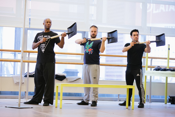 Photo Flash: In Rehearsal with Bobby Cannavale for THE HAIRY APE at Park Avenue Armory Image