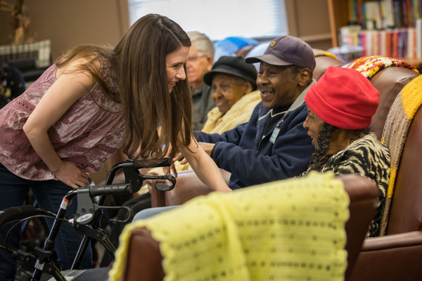 Photo Flash: AN AMERICAN IN PARIS Tour Stars Sing for Seniors in Denver Image