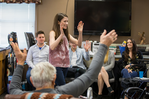 Photo Flash: AN AMERICAN IN PARIS Tour Stars Sing for Seniors in Denver Image