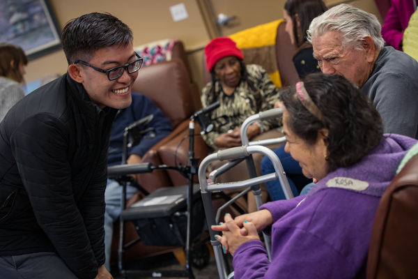 Photo Flash: AN AMERICAN IN PARIS Tour Stars Sing for Seniors in Denver Image