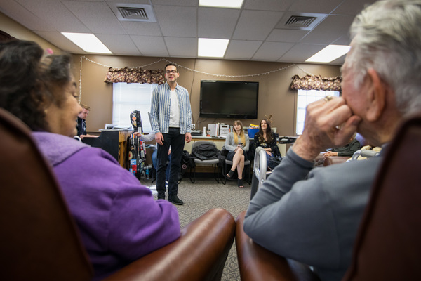 Photo Flash: AN AMERICAN IN PARIS Tour Stars Sing for Seniors in Denver Image