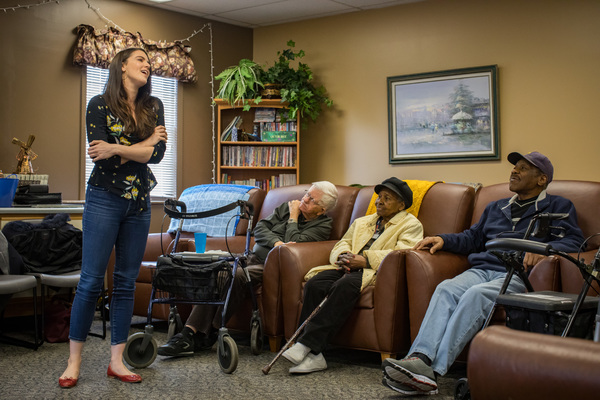 Photo Flash: AN AMERICAN IN PARIS Tour Stars Sing for Seniors in Denver Image