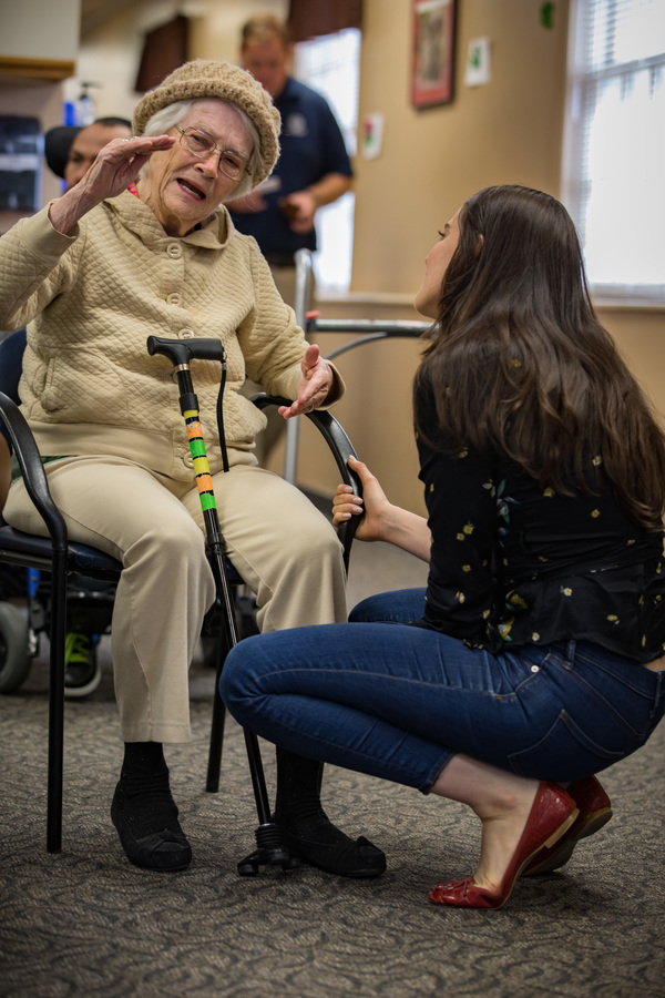 Photo Flash: AN AMERICAN IN PARIS Tour Stars Sing for Seniors in Denver Image
