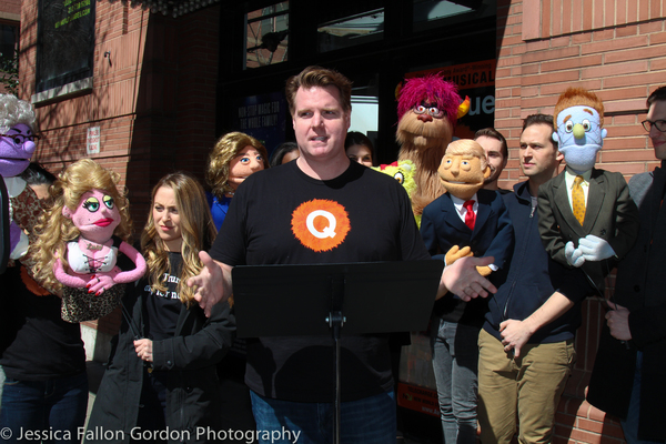 Photo Coverage: AVENUE Q's Puppet Trump & Puppet Hillary Debate Puppet Rights on World Puppetry Day! Image