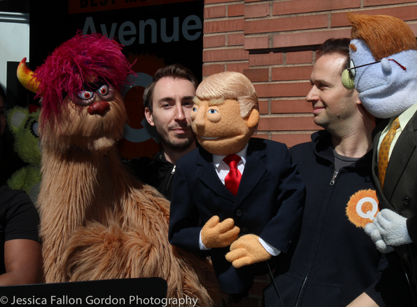 Photo Coverage: AVENUE Q's Puppet Trump & Puppet Hillary Debate Puppet Rights on World Puppetry Day! Image