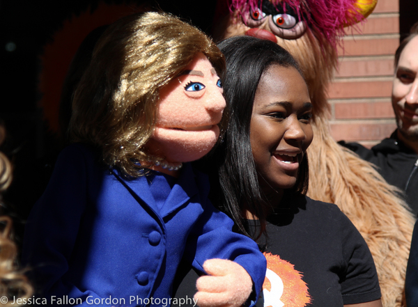 Photo Coverage: AVENUE Q's Puppet Trump & Puppet Hillary Debate Puppet Rights on World Puppetry Day! Image