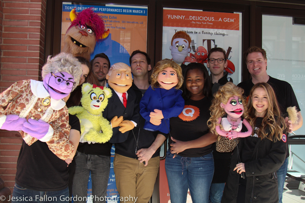 Photo Coverage: AVENUE Q's Puppet Trump & Puppet Hillary Debate Puppet Rights on World Puppetry Day! Image