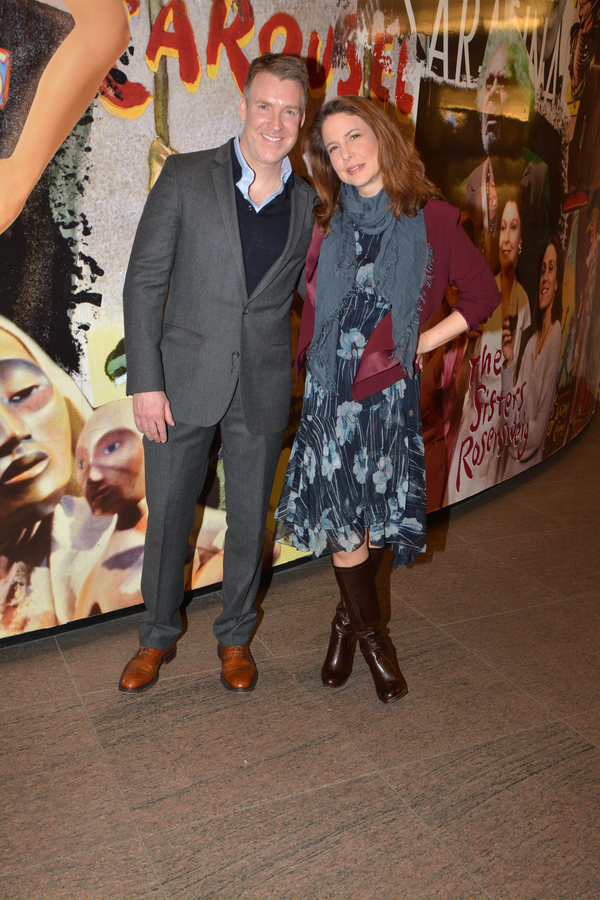 Brian Hutchison and Robin Weigert Photo