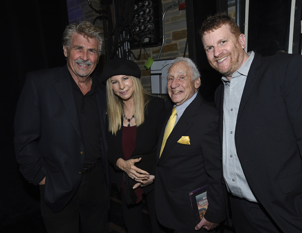 James Brolin, Barbra Streisand, Mel Brooks and Gil Cates Jr. Photo