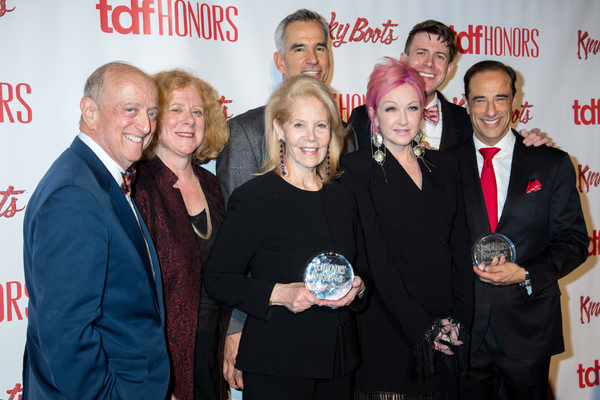 Earl D. Weiner, Victoria Bailey, Daryl Roth, Jerry Mitchell, Cyndi Lauper, Will Van D Photo