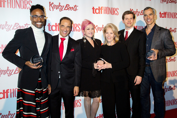 Billy Porter, Hal Luftig, Cyndi Lauper, Dayrl Roth, Stark Sands, Jerry Mitchell Photo