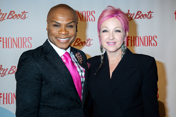 Nathan Lee Graham, Cyndi Lauper Photo