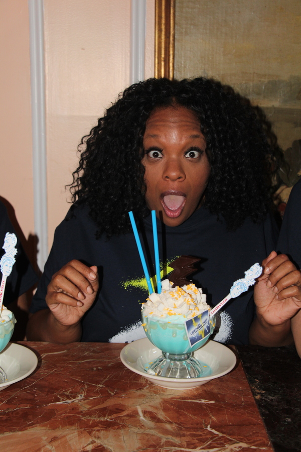 Photo Flash: THE LIGHTNING THIEF Cast Sips 'Frrrozen Hot Blue Chocolate' at Serendipity 3 Image