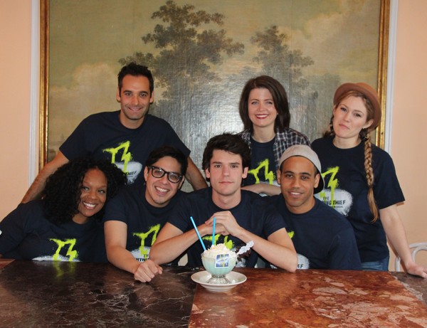 Photo Flash: THE LIGHTNING THIEF Cast Sips 'Frrrozen Hot Blue Chocolate' at Serendipity 3 Image