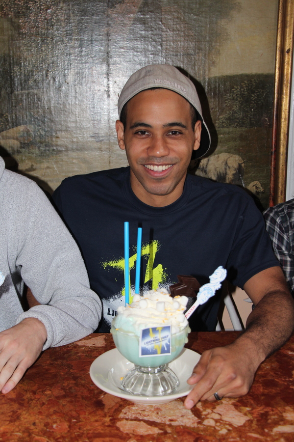 Photo Flash: THE LIGHTNING THIEF Cast Sips 'Frrrozen Hot Blue Chocolate' at Serendipity 3 