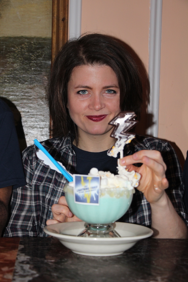Photo Flash: THE LIGHTNING THIEF Cast Sips 'Frrrozen Hot Blue Chocolate' at Serendipity 3 Image