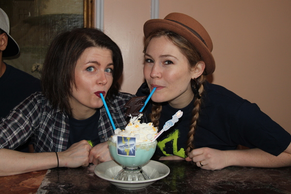 Photo Flash: THE LIGHTNING THIEF Cast Sips 'Frrrozen Hot Blue Chocolate' at Serendipity 3 Image