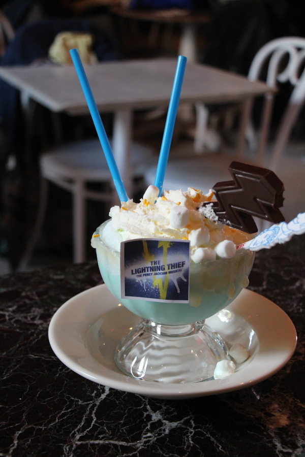 Photo Flash: THE LIGHTNING THIEF Cast Sips 'Frrrozen Hot Blue Chocolate' at Serendipity 3 Image