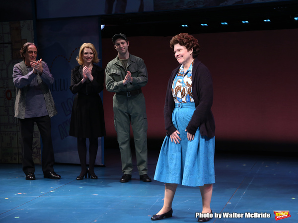 Will LeBow, Kaitlyn Davidson, Corey March and Debra Monk  Photo