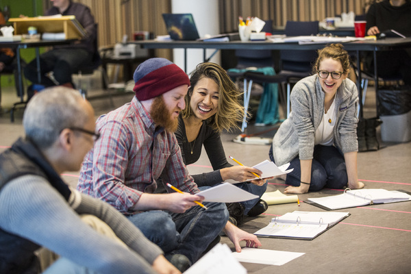 Photo Flash: Inside Rehearsal for KING OF THE YEES at Goodman Theatre Image