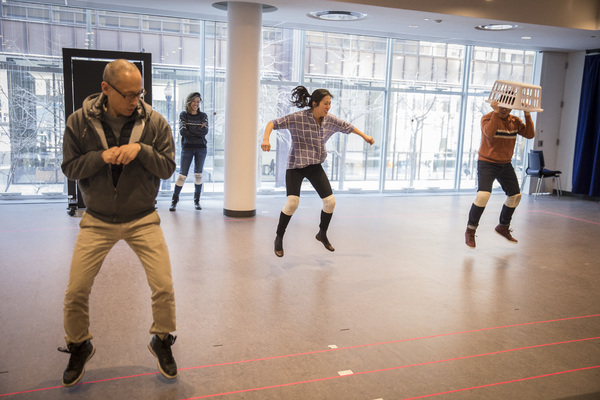 Photo Flash: Inside Rehearsal for KING OF THE YEES at Goodman Theatre Image