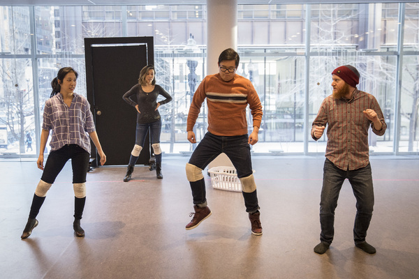 Photo Flash: Inside Rehearsal for KING OF THE YEES at Goodman Theatre Image