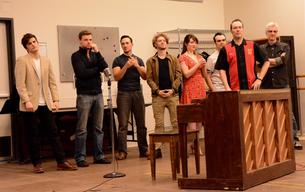 Photo Coverage: Cast of Paper Mill Playhouse's MILLION DOLLAR QUARTET Meets The Press Image