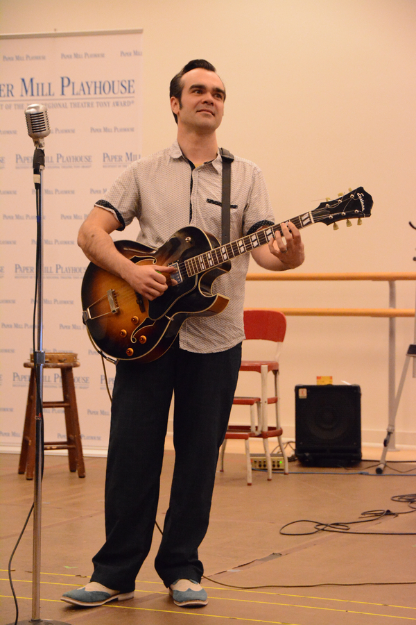 Photo Coverage: Cast of Paper Mill Playhouse's MILLION DOLLAR QUARTET Meets The Press Image